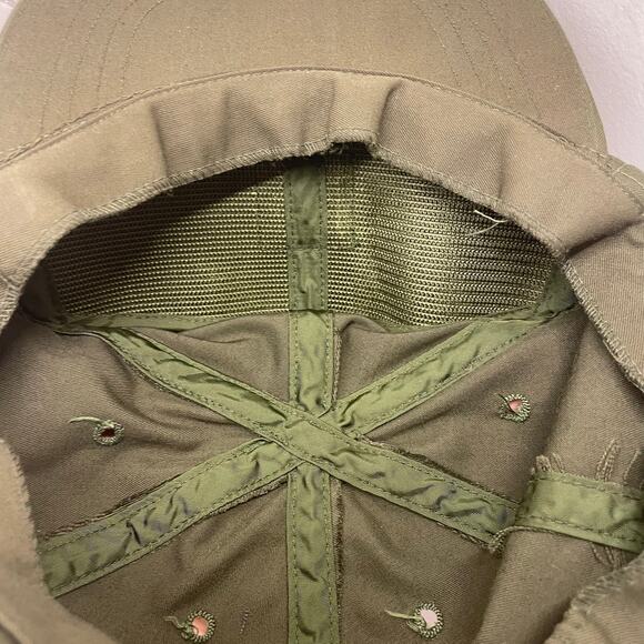 Vintage 1975 U.S. Military OG-106 Fatigue Hat Cap Size 7 1/4 Army Propper - Picture 6 of 6